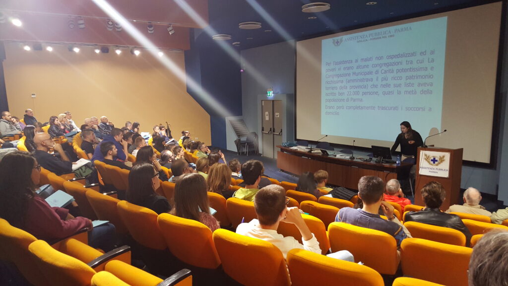 Aula della formazione durante il corso militi
