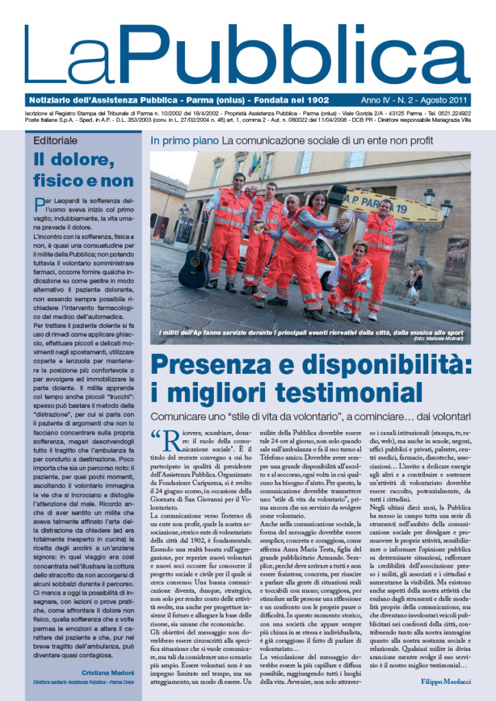 Leggi il Notiziario La Pubblica Agosto 2011