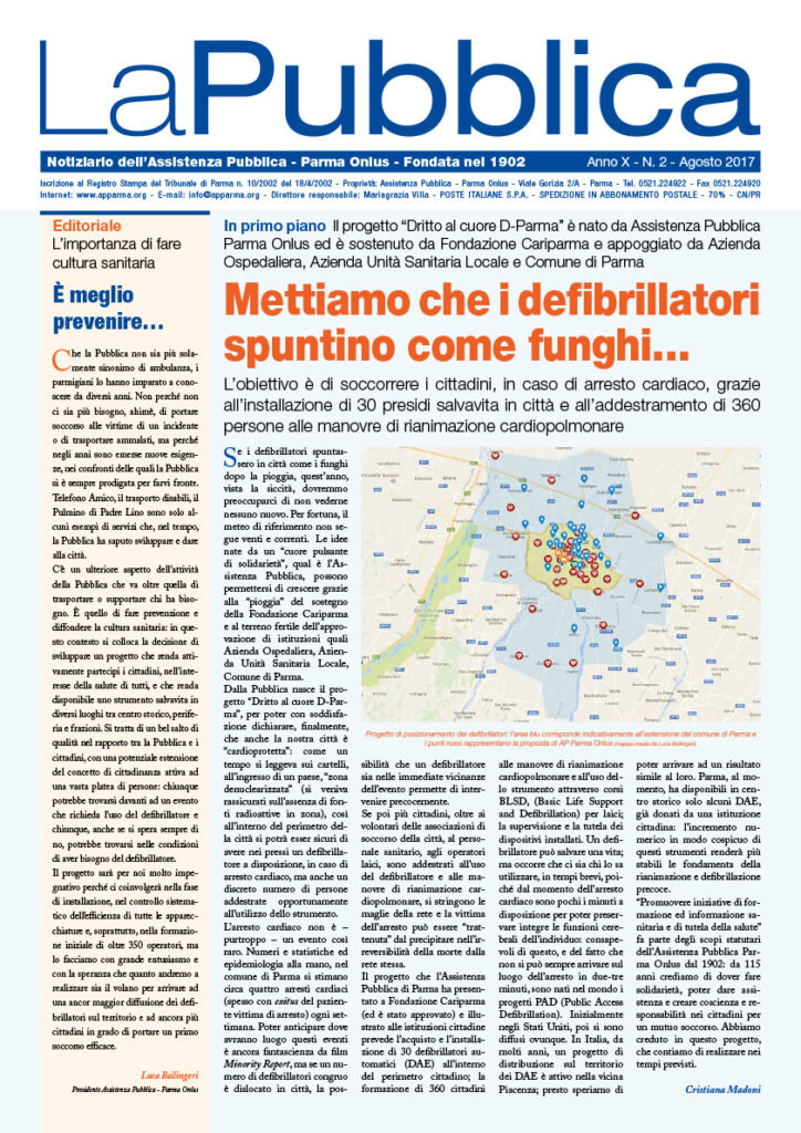 Leggi il Notiziario La Pubblica Agosto 2017