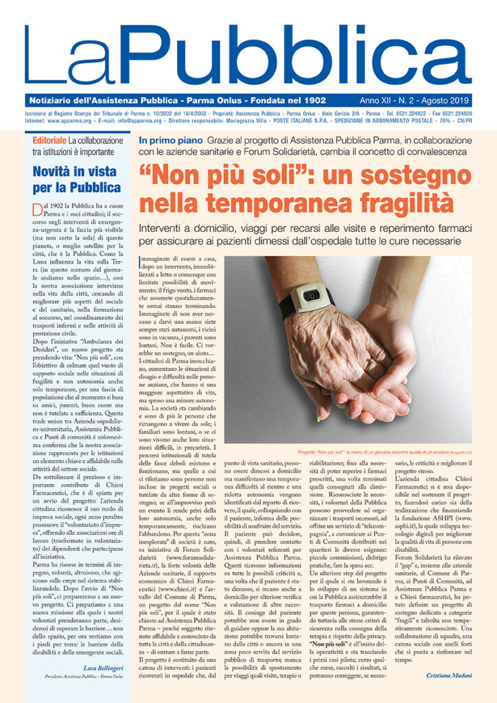 Leggi il Notiziario La Pubblica Agosto 2019