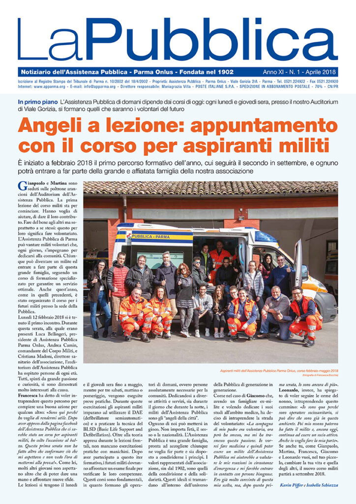 Leggi il Notiziario La Pubblica Aprile 2018