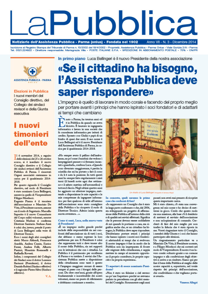 Leggi il Notiziario La Pubblica dicembre 2014