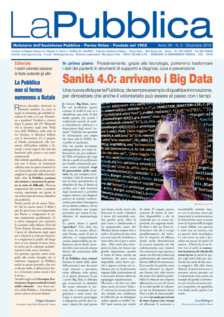Leggi il Notiziario La Pubblica dicembre 2019