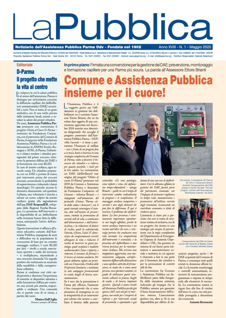 Leggi il notiziario La Pubblica Aprile 2025