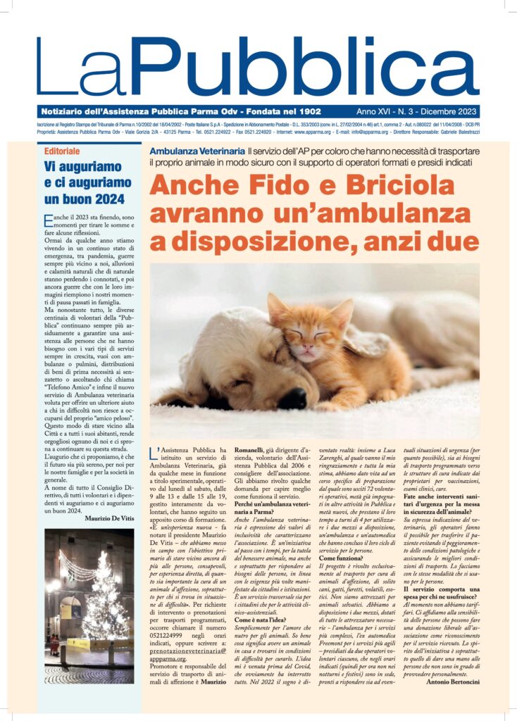 Leggi il notiziario La Pubblica Dicembre 2023