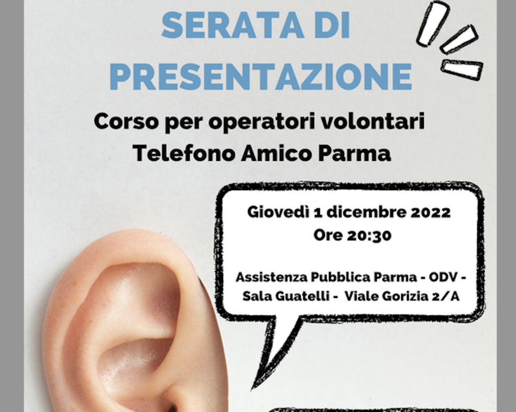 Presentazione corso telefono amico