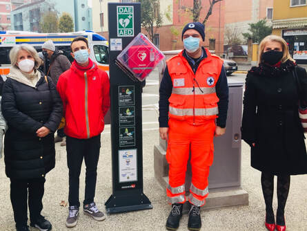 News Inaugurazione DAE piazzale pablo parma